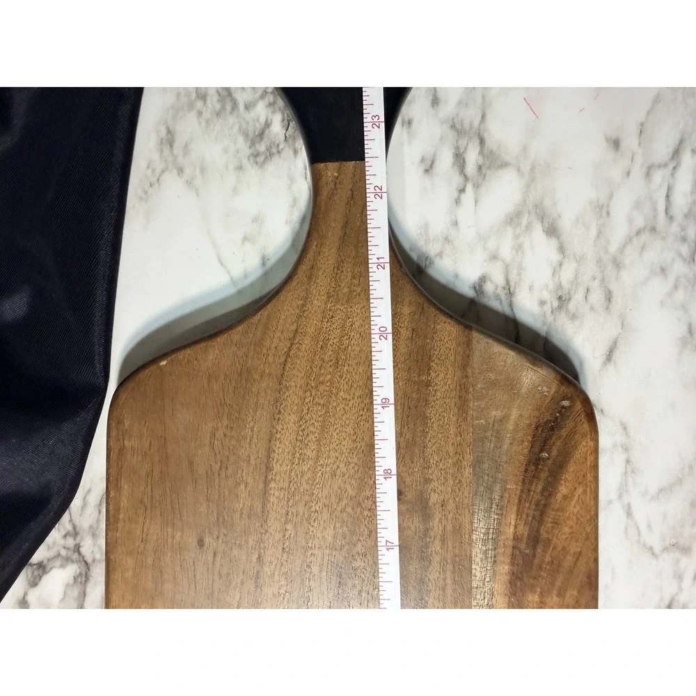 NEW BIDK HOME NATURAL ACACIA‎ WOOD CUTTING CHARCUTERIE BOARD 26L x 7W (2880)